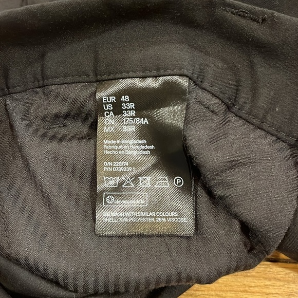 H&M Men's Black Pants - Picture 3 of 4